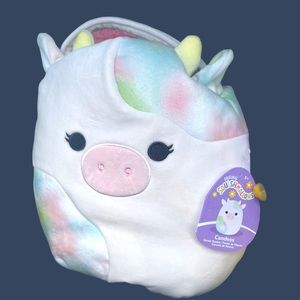 🆕 Squishmallow Easter Basket 2023 - Candess the Cow